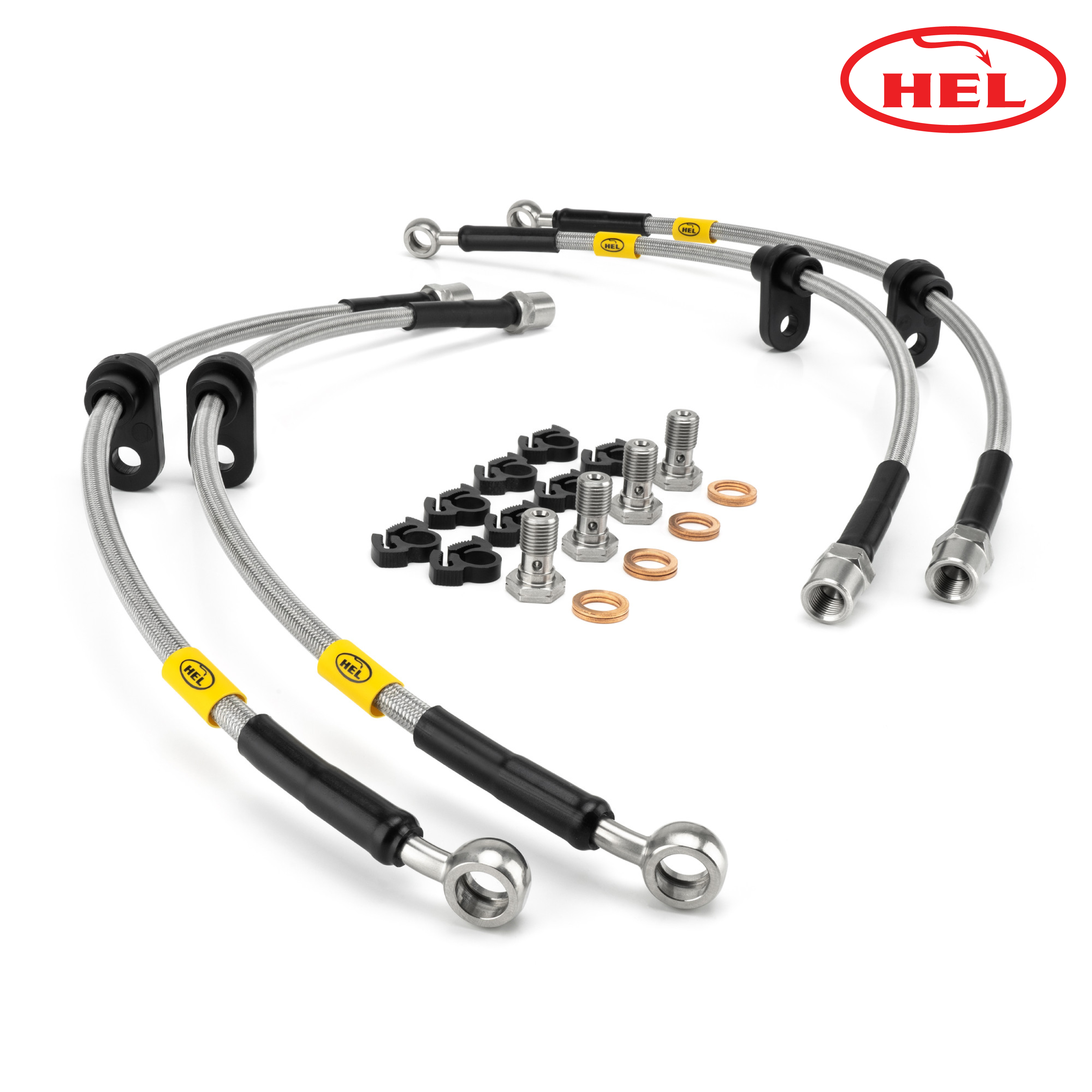Stainless Steel Braided Brake Lines for Nissan 350Z