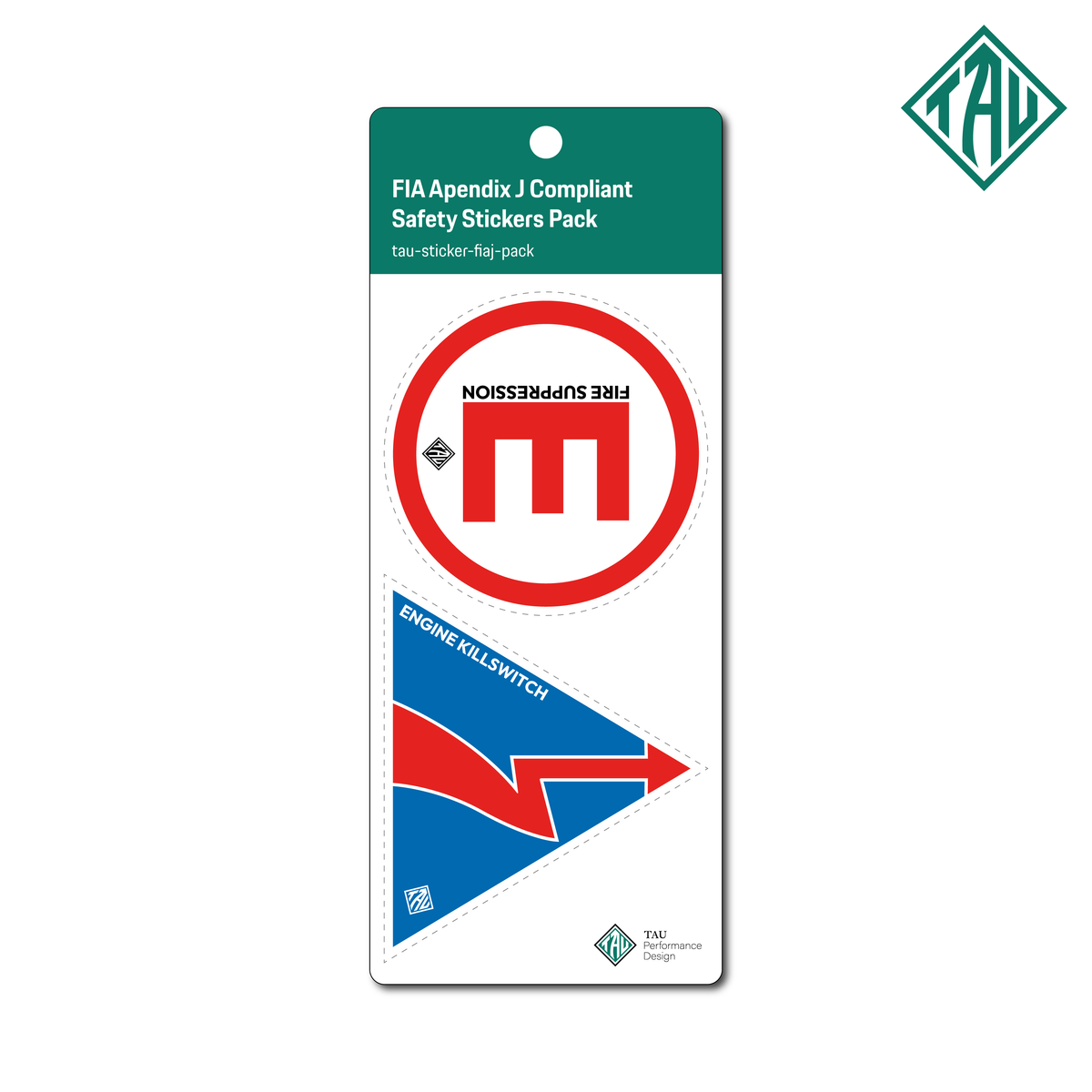 FIA Apendix J Compliant Safety Stickers Pack