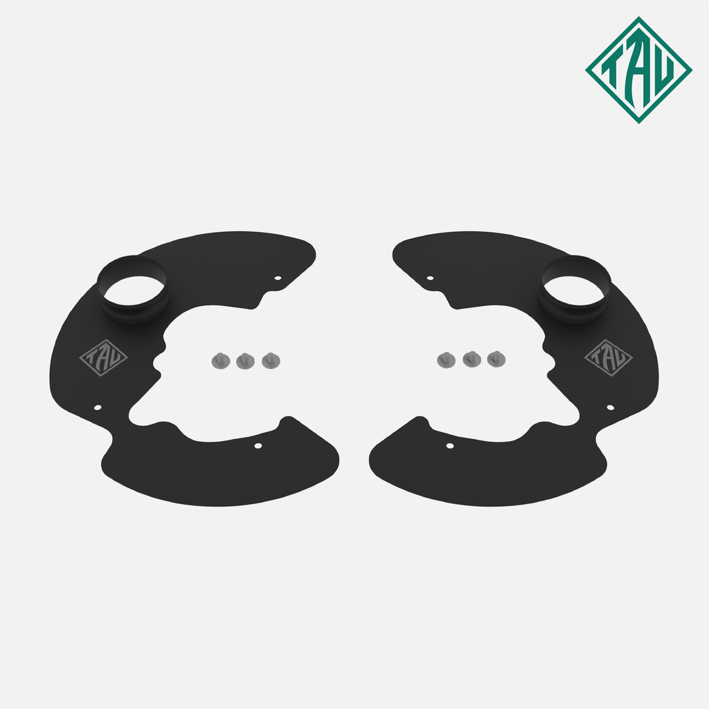 Front Brake Cooling Plates for BMW E8x & E9x [no X-drive / no M]