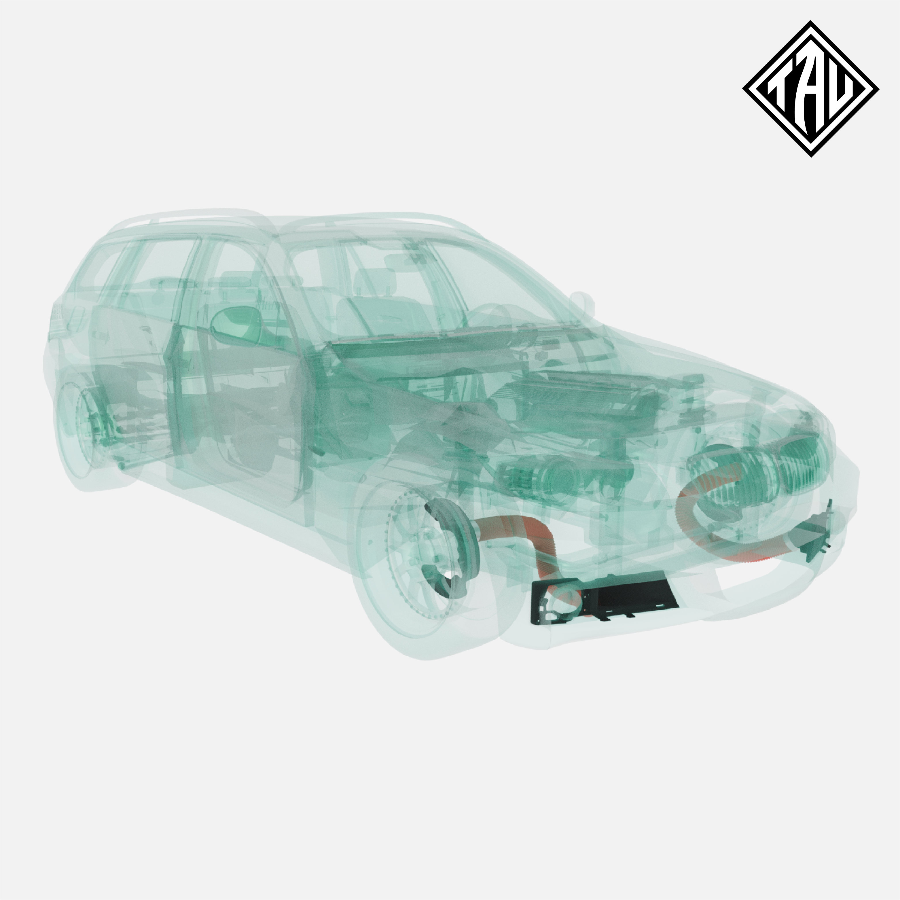 Front Brake Cooling KIT for BMW E90/91 [Pre-LCI M-Tech Bumper]